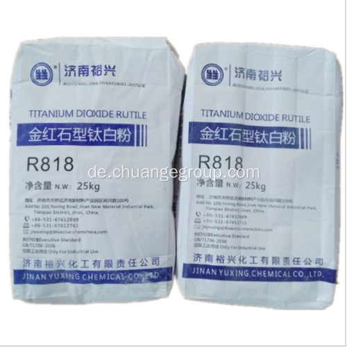 Jinan Yuxing Titan Dioxid Rutil R-818
